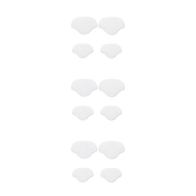 kurtrusly Adjustable Shoe Heel Pad Insoles for High Heels Customizable Heel Repair Stick white 3Set