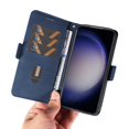 thumbnail image 4 of Compatible with Samsung Galaxy S23 FE 5G PU Leather Wallet Case with Card Holder Magnetic Closure Cover, 4 of 5