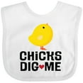 thumbnail image 3 of Inktastic Easter Baby Boy Chicks Dig Me Boys Baby Bib, 3 of 4