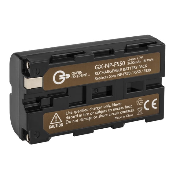 Green Extreme NP-F550 Lithium-Ion Battery Pack (7.2V 2600mAh)
