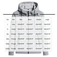 thumbnail image 2 of Men's Lightweight Zip-Up Jacket Long-Sleeve Hooded Sweatshirts with Zipper Pockets Solid Color Comfy Hoodies for Sports Dark Gray XXXXL, 2 of 2