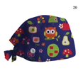 thumbnail image 1 of Gorro de enfermera de algodón con estampado de dibujos animados para hombres y mujeres, gorro de dentista absorbente del sudor, gorros de cuidado de salón de belleza, regalos de navidad, 1 of 4