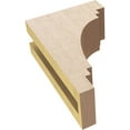 thumbnail image 6 of 3"W x 6"D x 9"H Classic Pescadero Rough Cedar Woodgrain TimberThane Corbel, Primed Tan, 6 of 6