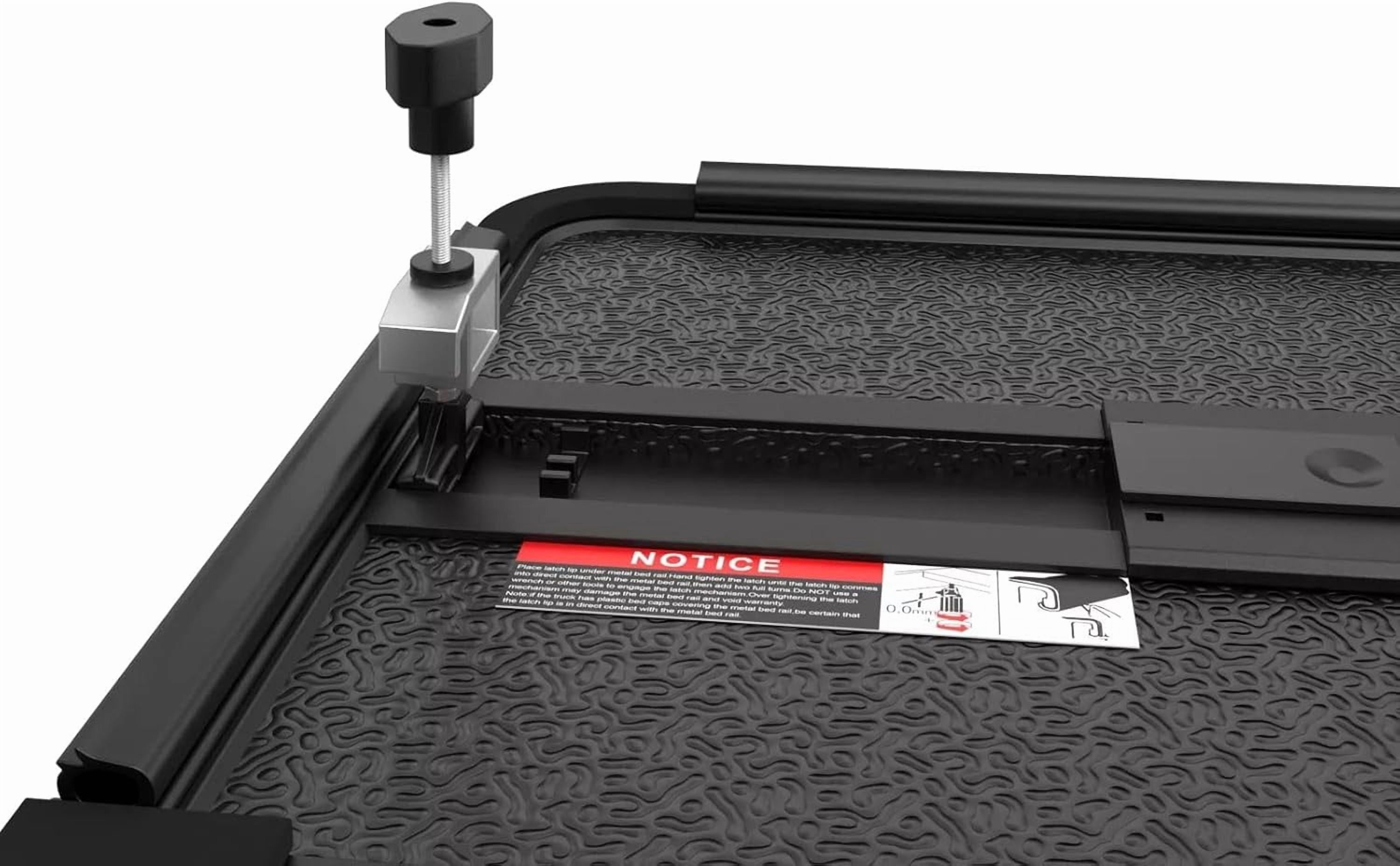 HOUGEET 5FT Tri-Fold Hard Truck Bed Tonneau Cover Fit for 2020-2025 Jeep Gladiator On Top (60inch) All Weather