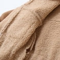 thumbnail image 5 of lcziwo Winter Warm Fleece Lined Jumpsuits Solid Casual Zip Up Lapel Romper Outdoor Long Sleeve Onesies Snowsuits Brown, 5 of 10