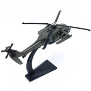 UH-60 Black Hawk Helicopter Model, Alloy Military Helicopter Replica 1:64 Scale, Static Aircraft Display Model with Stand, Collection, Decoration, Perfect Gifts