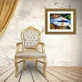 thumbnail image 3 of Jasper, Sisa 24x19 Gold Ornate Wood Framed with Double Matting Museum Art Print Titled - San Francisco Bridge Abstract I, 3 of 4
