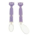 thumbnail image 1 of con mango bebé, vajil de silicona suave para destete, color morado, 2 uds. Púrpura Zulema Cuchara de silicona para bebés, 1 of 8
