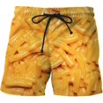 thumbnail image 1 of Cloocl-pantalones cortos deportivos con estampado 3d para hombre, ropa informal estilo Hip Hop, pantalones cortos de playa informales, fideos instantáneos Gourmet, salchicha, Pizza, 1 of 2