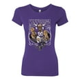thumbnail image 2 of Wild Bobby, Minnesota Fans | MIN Fantasy Football ,Sports, Women Slim Fit Junior Tee, Purple Rush, XX-Large, 2 of 4