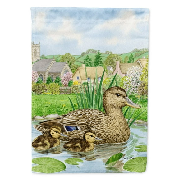 Carolines Treasures ASA2019GF Mallard Duck Flag Garden Size Small multicolor