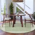 thumbnail image 4 of Sage Green Retro Greek Key Large Area Rugs for Bedroom Living Room, Soft Non Slip Carpet Bedside Rug, Geometric Greece Ancient Rustic Round Floor Cover Kitchen Accent Rug 8' for Dining Room/Office, 4 of 9