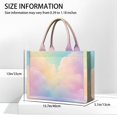 thumbnail image 3 of Large Capacity Tote Bag,Dreamy Pastel Sky Handbag Fashion Luxury Tote Bag,15.7"x13"x 5.1" Inches,Laptop Compatible, 3 of 6