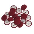thumbnail image 1 of 20uds 32L Tela Cubierto Botón 20mm Redondo Metal Unique Bargains, 1 of 5