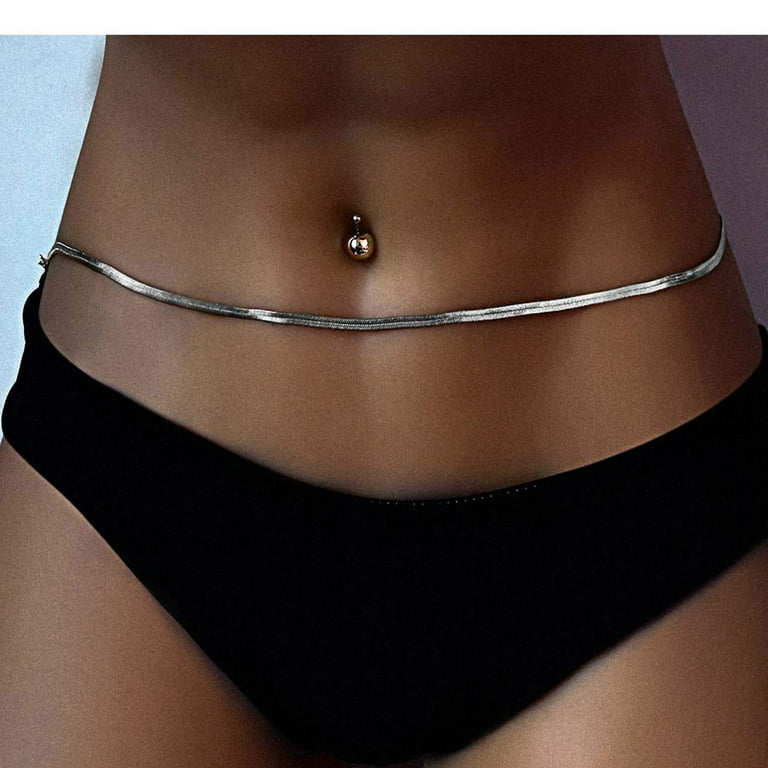 Summer Bikini Dance Fashion Sexy Waist Body Jewelry Chain Fine