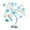 Light Blue, variant on RBCKVXZ Beautiful Rose Bouquet LED Tree Table Lamp Lights Party Wedding Home Decor Gift, Patio & Garden Decor, Light Blue