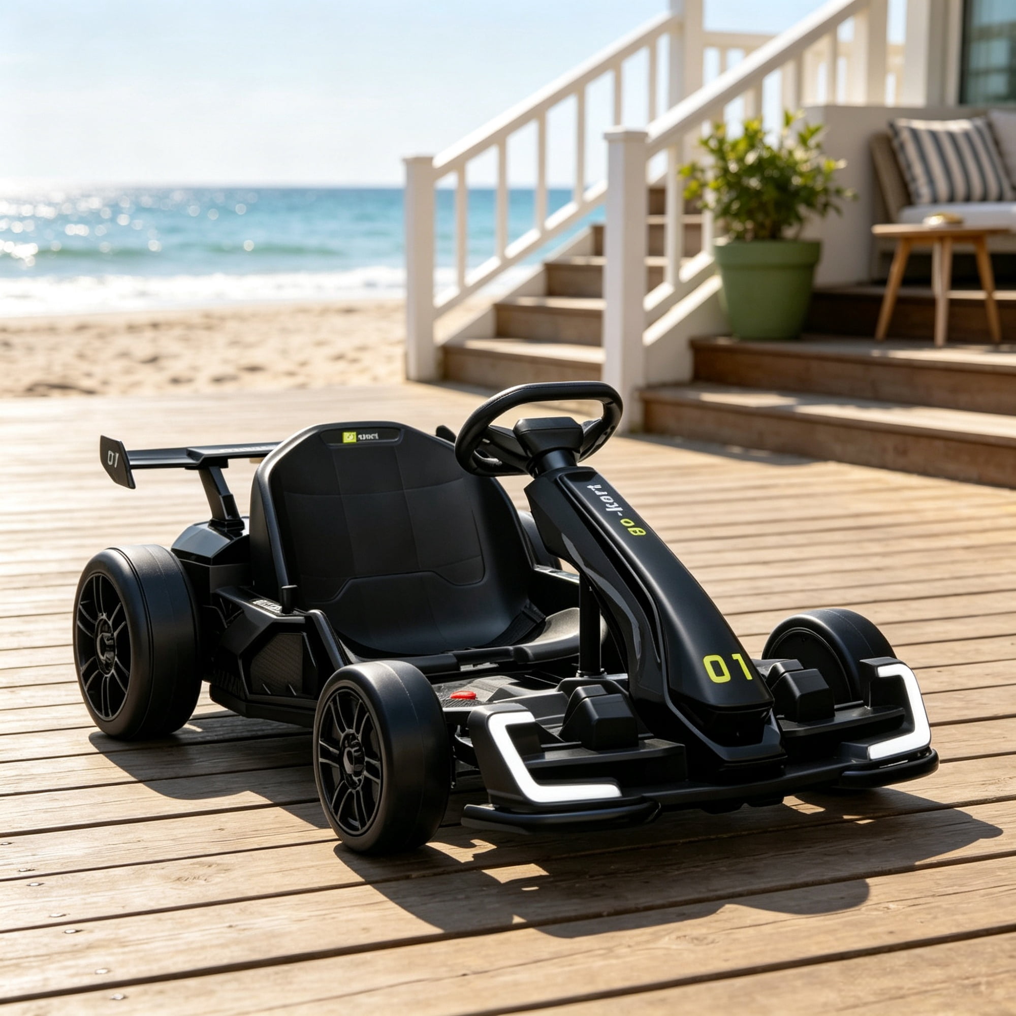 Razor DXT Electric Drift Trike- Black, 36V Powered Ride-On with