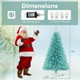 thumbnail image 3 of Costway 6 FT Artificial Xmas Tree with 758 Branch Tips 280 Warm White LED Lights, 3 of 10