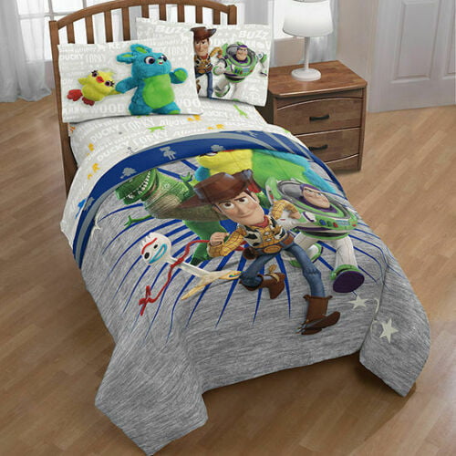 NEW Toy Story 4 Full/Queen Quilt and Shams Set 