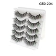 thumbnail image 1 of 26-27 3D Mink Eyelashes Colorful Mix Color Blue Red White False Eyelashes Fluffy Soft, 1 of 5