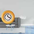 thumbnail image 2 of Reloj de pared redondo, moderno y silencioso. Cesta organizadora colgante de alambre, material resistente. Ideal para dormitorio, cocina, baño y ofici, 2 of 8