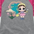 thumbnail image 3 of LOL Surprise! Dolls - Grow Grrrl Hearts the Earth - Toddler & Youth Girls Raglan Graphic T-Shirt, 3 of 5