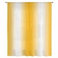 thumbnail image 2 of Yellow White Ombre Sheer Curtains 54 Inches Long, Modern Gradient Minimalist Aesthetic Light Filering Curtains, Breathable Simi Curtain Privacy Drapes for Kitchen Bathroom Small Window Treatment, 2 of 9