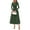 Army Green, variant on Women's Long Sleeve Midi Sweater Dress Fall Crewneck Knit A Line Pleated Wedding Guest Winter Dresses