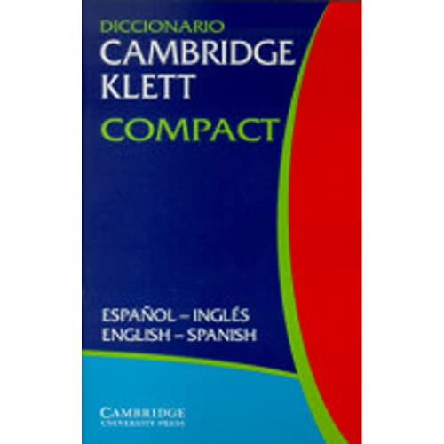 Pre-Owned Diccionario Cambridge Klett Compact Espaol-Ingls/English-Spanish (English and Spanish Edition), 9780521802987, 0521802989, Paperback, Bilingual edition