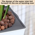 thumbnail image 5 of Flower Pot with Brick Imitation Metal Planter for Indoor Outdoor Plants Herbs Succulents Durable Water Storage Cachepot Home Garden Decor, 5 of 8