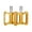 Color:Gold, variant on 2pack Light weight Bicycles Pedals Professional Cycling Pedals Road Bike Pedals for Various Occasion