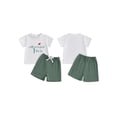 thumbnail image 2 of BemeyourBBs Baby Boys First Golf Birthday Outfit 1st Years Old Birthday Summer Clothes Short Sleeve Golf Letter Print TShirt Tops and Shorts Set, 2 of 10