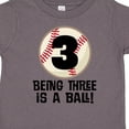 thumbnail image 4 of Inktastic 3rd Birthday Baseball 3 Year Old Boy Boys or Girls Toddler T-Shirt, 4 of 5