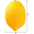 thumbnail image 2 of 40 Pcs Artificial Lemons, Decorative Fake Lemon for Decoration Lifelike, Realistic Fake Fruit Lemons for Christmas Home Kitchen Festival Party Decoration Photography Prop, 2 of 3