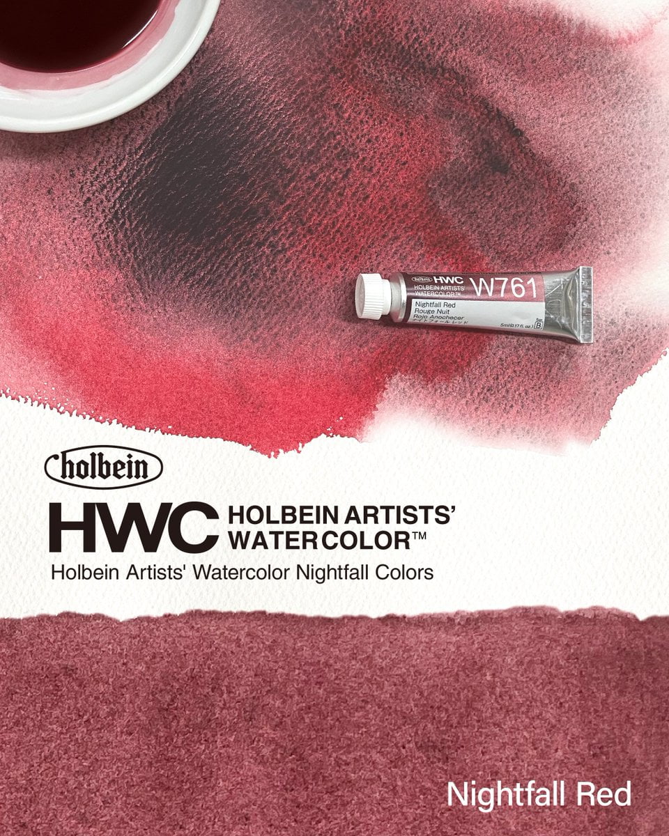 Holbein Artist Watercolor Set of 5 Nightfall Color Tubes 5ml Made in Japan 2025 New