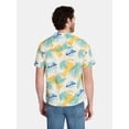 thumbnail image 3 of Blue Moon Men's and Big Men's Button Up Shirt with Short Sleeves, Sizes XS-5XL, 3 of 5