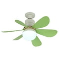 thumbnail image 1 of E27 Fan Lamp Tri-color Dimming Home Bedroom Kids Study Room Living Room Fan Lamp Infinitely Dimmable Timing Function With Remote Controller, 1 of 6