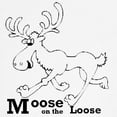 thumbnail image 3 of CafePress - Moose On The Loose Sweatshirt - Crew Neck Sweatshirt, 3 of 4