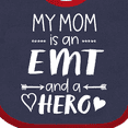 thumbnail image 4 of Inktastic My Mom is an EMT and a Hero Boys or Girls Baby Bib, 4 of 4