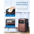 thumbnail image 5 of iTvanila Humidifier, 5.5L Warm and Cool Mist Humidifiers for Bedroom with Customized Humidity, Sleep Mode and 12H Timer, for Living Room, Office and Baby Room (Wood Grain), 5 of 10