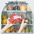 thumbnail image 6 of Food Grade Plastic Ziplock Bags, Airtight Resealable Storage Pouches for Home Use, Keep Food Fresh, 9.45x2.76x1.97in Set, 6 of 8