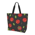 thumbnail image 2 of Fuzoiu Tomatoes1 Print Tote Bags for Women,Shoulder Bag, Gym Tote,Top Handle Ladies Shoulder Bags for Work Beach Travel and Shopping Grocery, 2 of 8