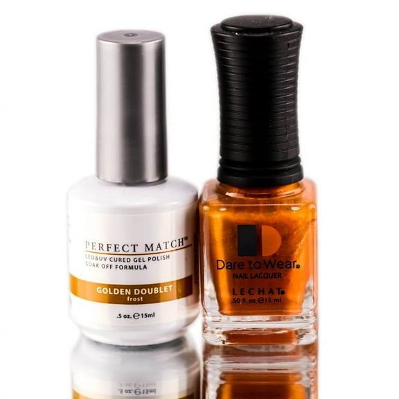 Lechat Perfect Match Duo Gel  Lacquer Golden Doublet PMS022