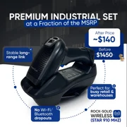 Datalogic PowerScan PM9501 + BC9030 – Industrial 910MHz Wireless Barcode Scanner