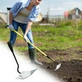 thumbnail image 3 of Manganese Steel Triangle Hoe Garden Tool For Weeding Digging And Soil Loosening In Vegetable Beds And Flower Gardens Durable Agricultural Implement, 3 of 9