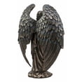 thumbnail image 3 of Bronzed Seraphim Six-winged Guardian Angel With Sword And Serpent Big Wings Angel Statue Resin Statues Home Decoration, 3 of 4