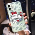 thumbnail image 3 of For iPhone 15 Pro Max Hello kitty Cat Cover For iPhone 14 13 12 11 Pro Max Mini 6 6s 7 8 Plus X XR XS Max white clear Phone case, 3 of 5