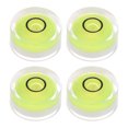 thumbnail image 1 of Unique Bargains 4 Packs Round Bubble Level 18x9mm Mini Circular Bullseye Spirit Levels for Leveling Camera Tripod Telescope, Lime, 1 of 6