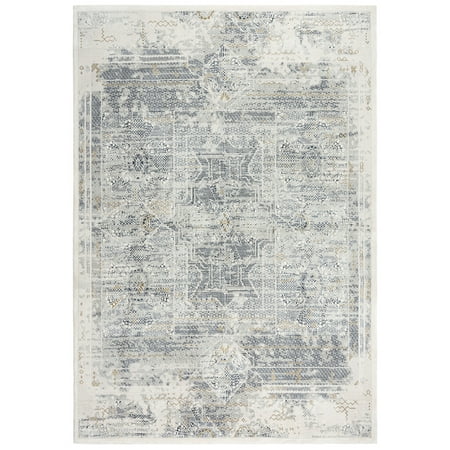 Rizzy Rugs Emerge Area Rug EMG927 Stone/Beige Worn Vintage 2  7  x 9  6  Rectangle Manufacturer: Rizzy Rugs Collection: Emerge Rugs Style: Emerge Rugs: EMG927 Stone/Beige Specs: SyntheticsOrigin: Made in TurkeyThe air of luxury hangs upon Rizzy Home s Chelsea collection. The soft ivory  gray and teal are both modern and timeless  combined with elegant abstract patterns and a very soft feel make a terrific addition to any space. These pieces are machine made in Turkey and feature a 100% super soft polypropylene pile.