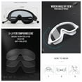 thumbnail image 5 of Swimming Goggles JIEHU Adults Waterproof Swim Diving Mask Eyewear UV Anti Fog Adjustable Oculos Espelhado Pool Water Sport Glasses, 5 of 7
